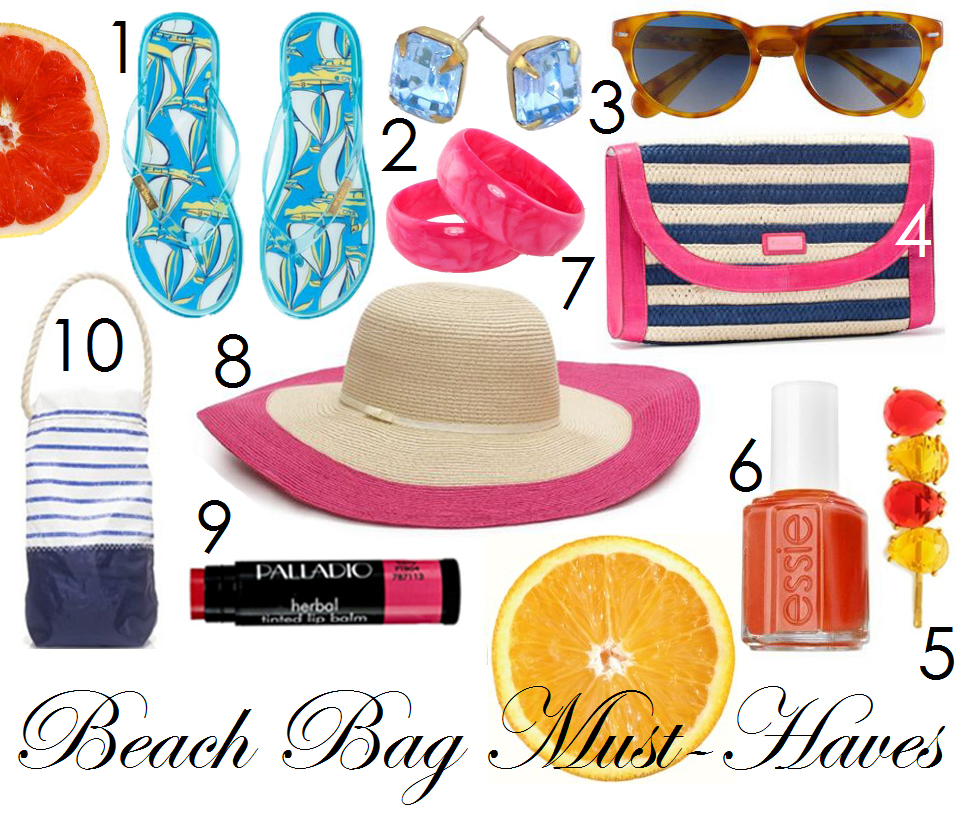 beach bag items