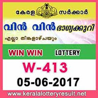  Win Win Lottery W-413 Results 5-6-2017
