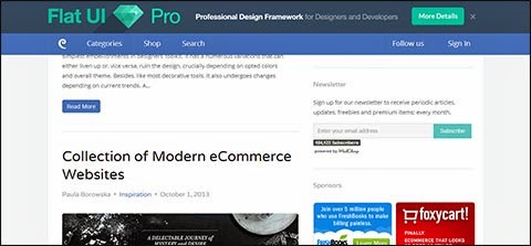 Example with promo link always on top of browser window Example with promo link always on top of browser window