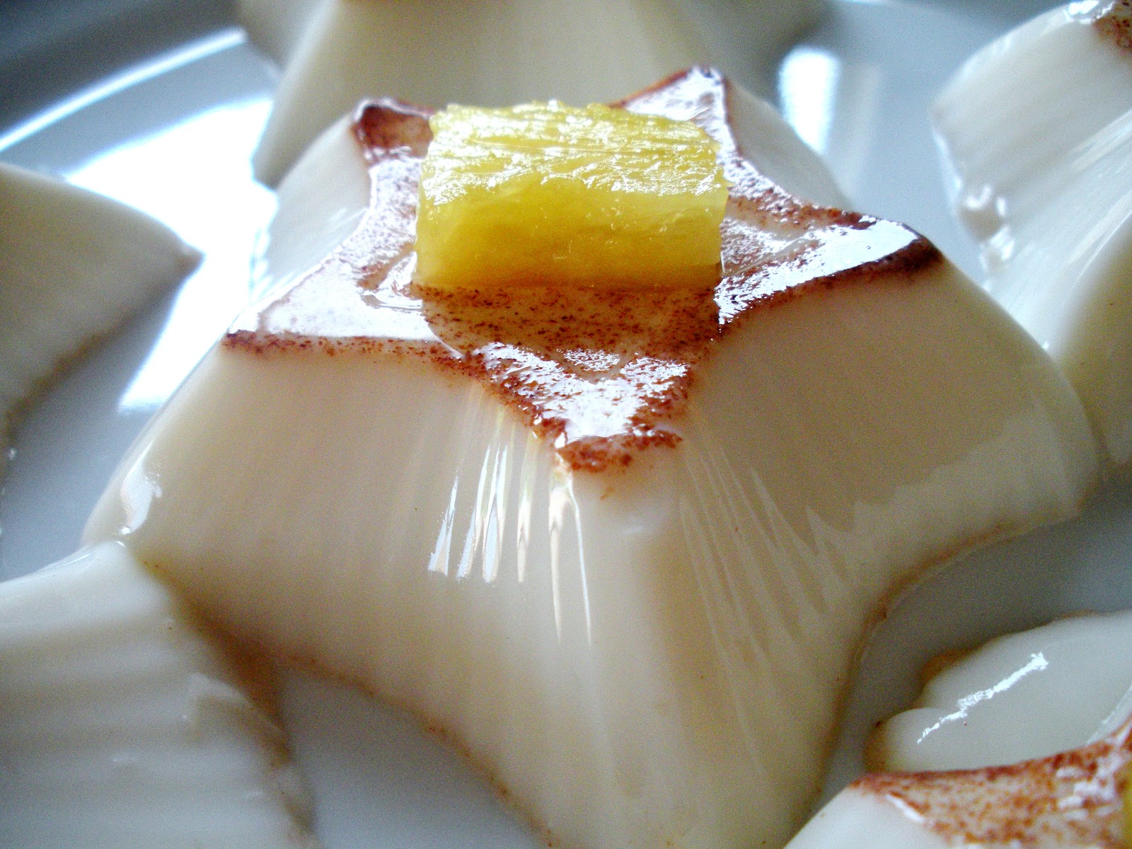 cooking banana Almond [Milk] Pudding