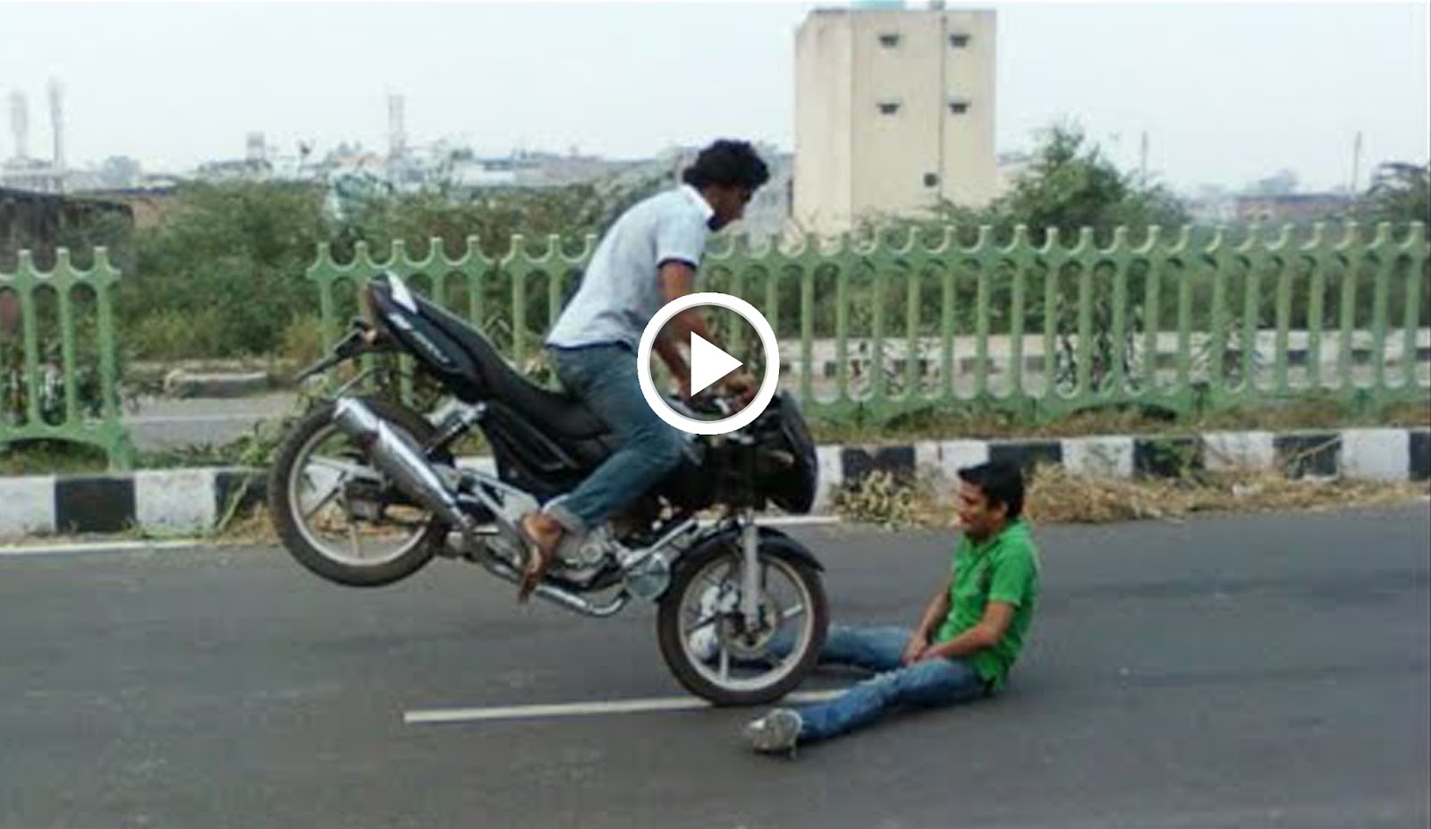 Funny Bike Stunt Fails in India Must Watch The Funny Motor Bike