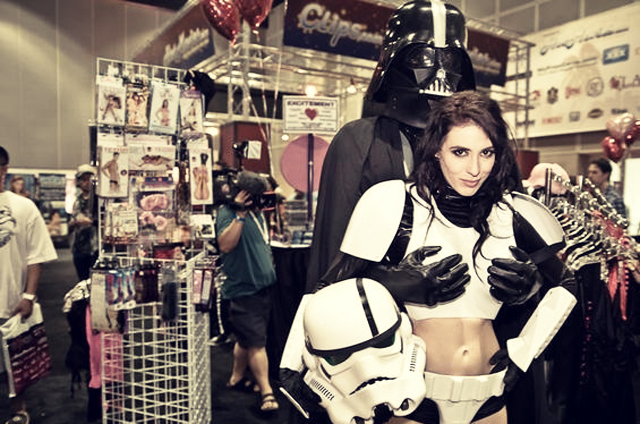 darth vader feeling up a sexy stotmtrooper