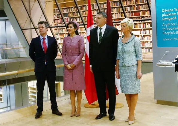 Crown Prince Frederik and Crown Princess Mary visited Latvia. President Raimonds Vējonis and First Lady Iveta Vējone