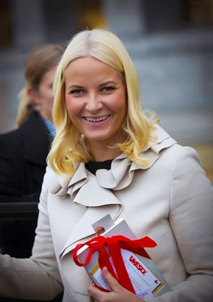 Princess Mette Marit at the launch of the 
