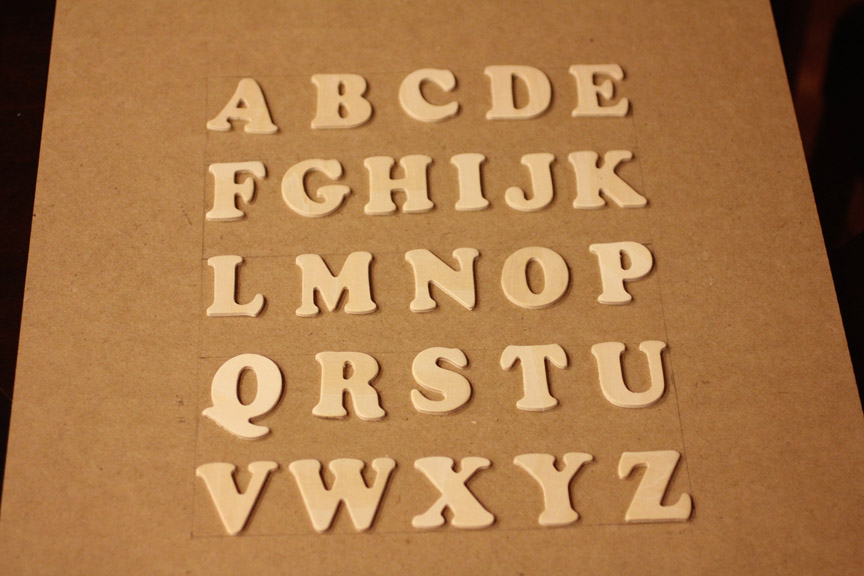 Blog Archive DIY: Alphabet Wall