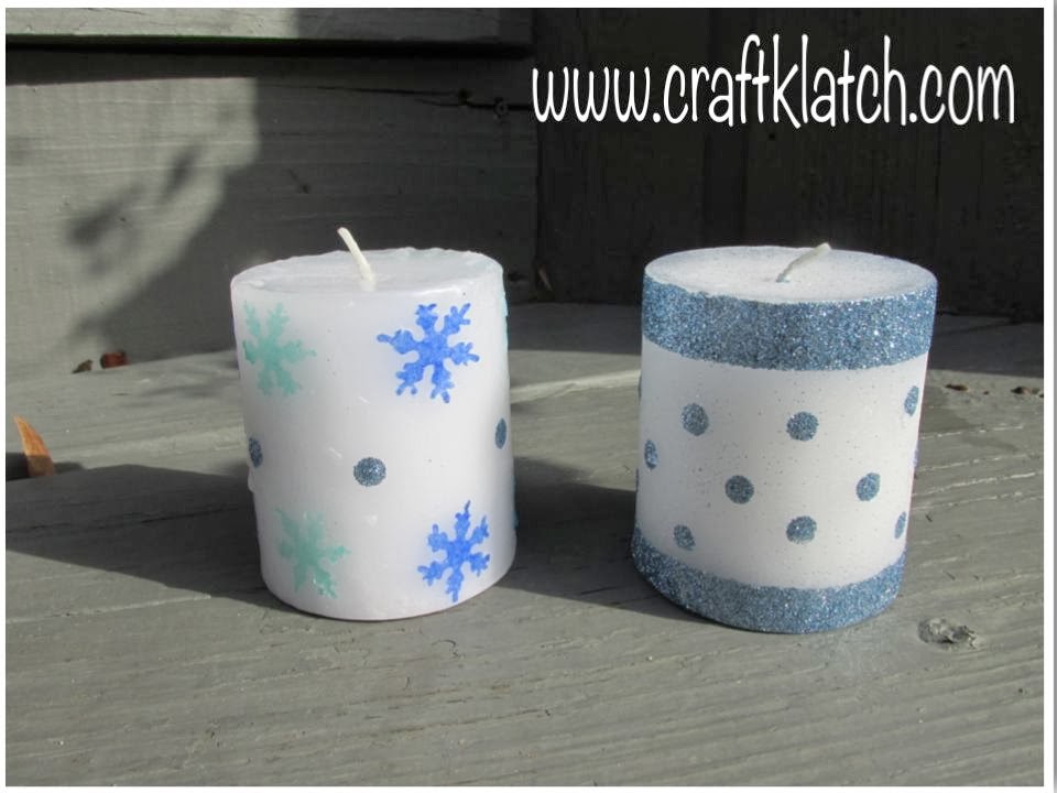 Craft Klatch ®: Dollar Store Candle Makeover Craft