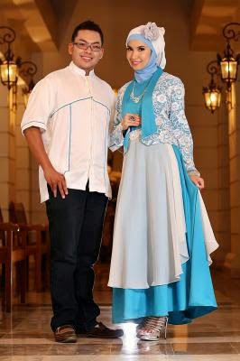 5 Ide Baju  Pesta  Muslim Couple  Modern Desain Terbaru 