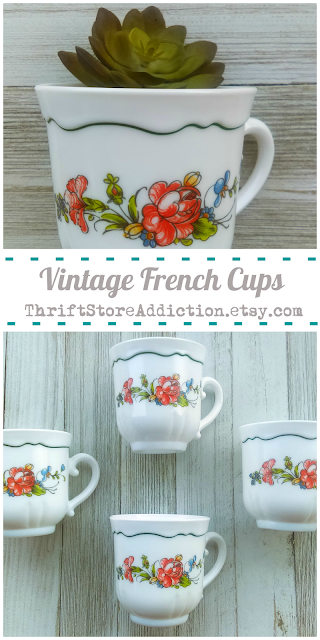 French cups available at thriftstoreaddiction.etsy.com