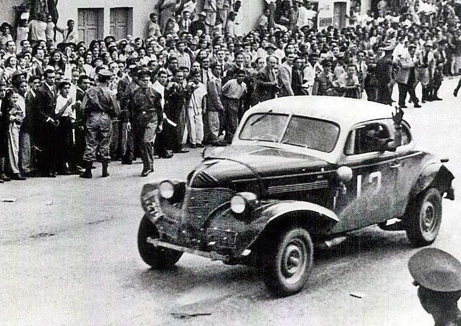 8 de noviembre, 1948 / EL TC TERMINABA EN CARACAS LA "VUELTA A LA AMERICA DEL SUR"
