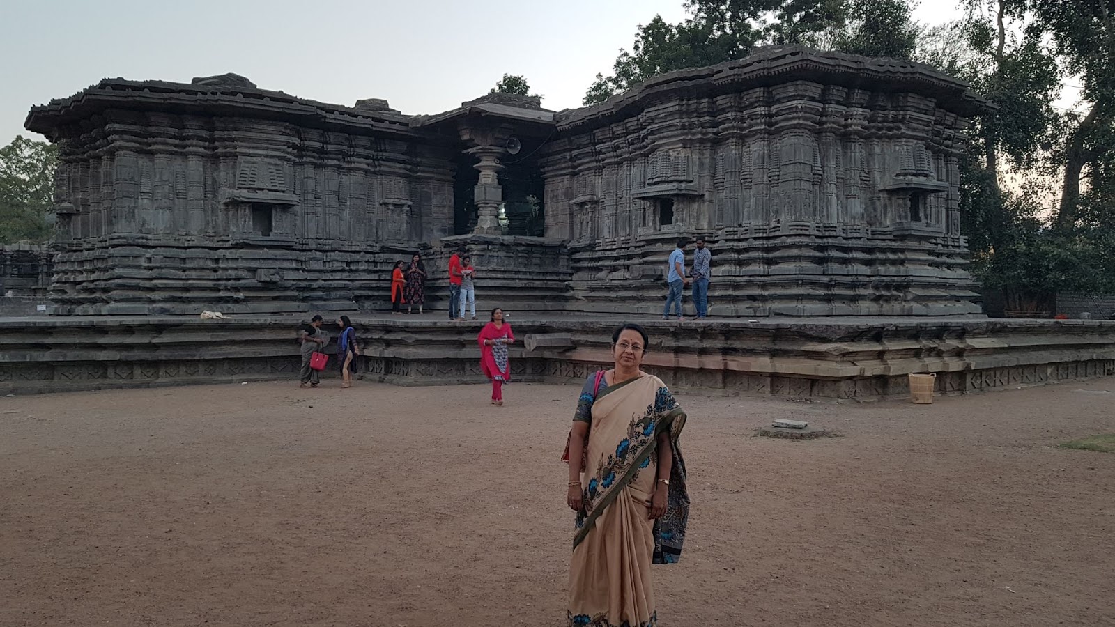 Raghu's column! 1000 Pillar Temple, Hanamkonda, Warangal City.
