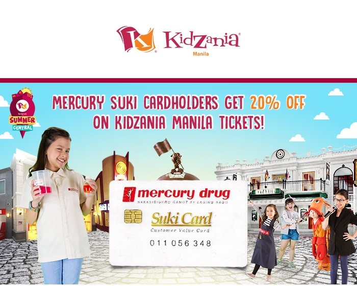 Manila Shopper KidZania x Mercury Drug Suki Promo til June 2018