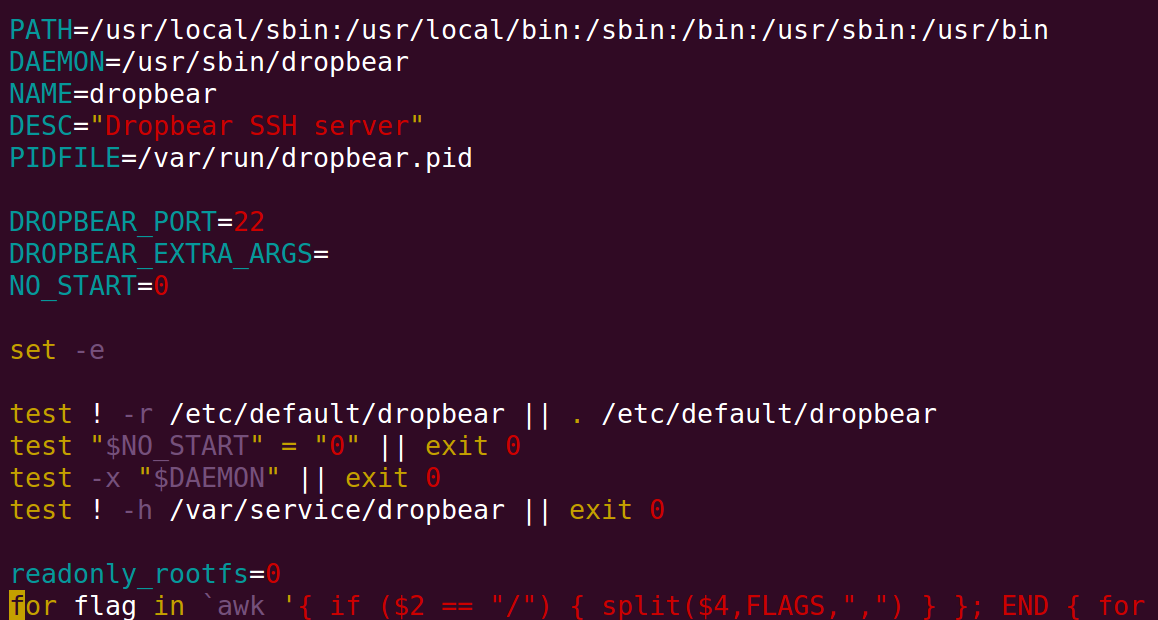 Dropbear Openssh
