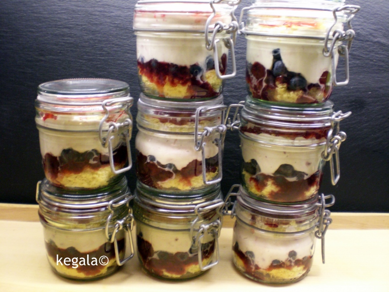 Kk = Kegala kocht: Heidelbeer-Kuchen aus dem Glas
