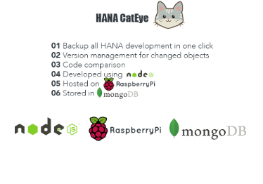 HANA CatEye! Experimental Project with NodeJS + MongoDB + RaspberryPI3