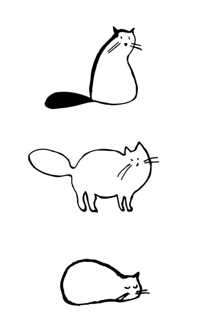 PURRFECT : DESIGNS: Cats sketches
