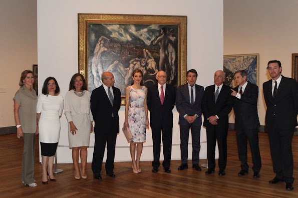 Queen Letizia attended opening of the 'El Greco y La Pintura Moderna' exhibition