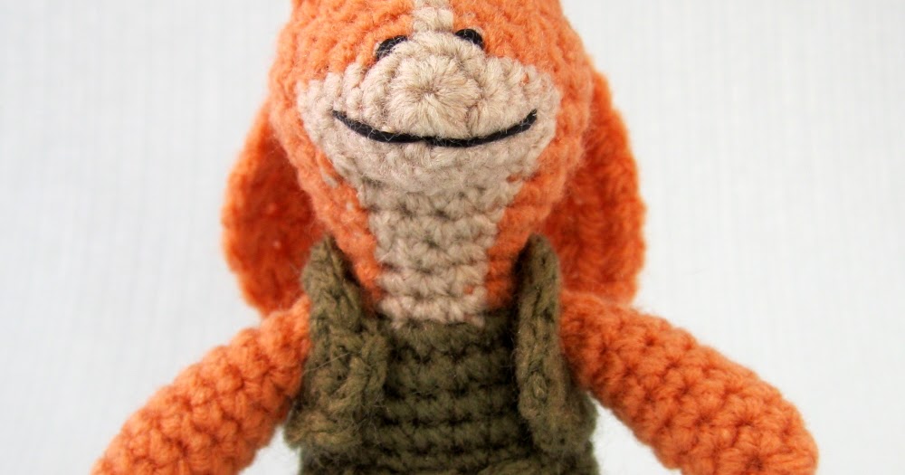 LucyRavenscar Crochet Creatures Jar Jar Binks Amigurumi Pattern