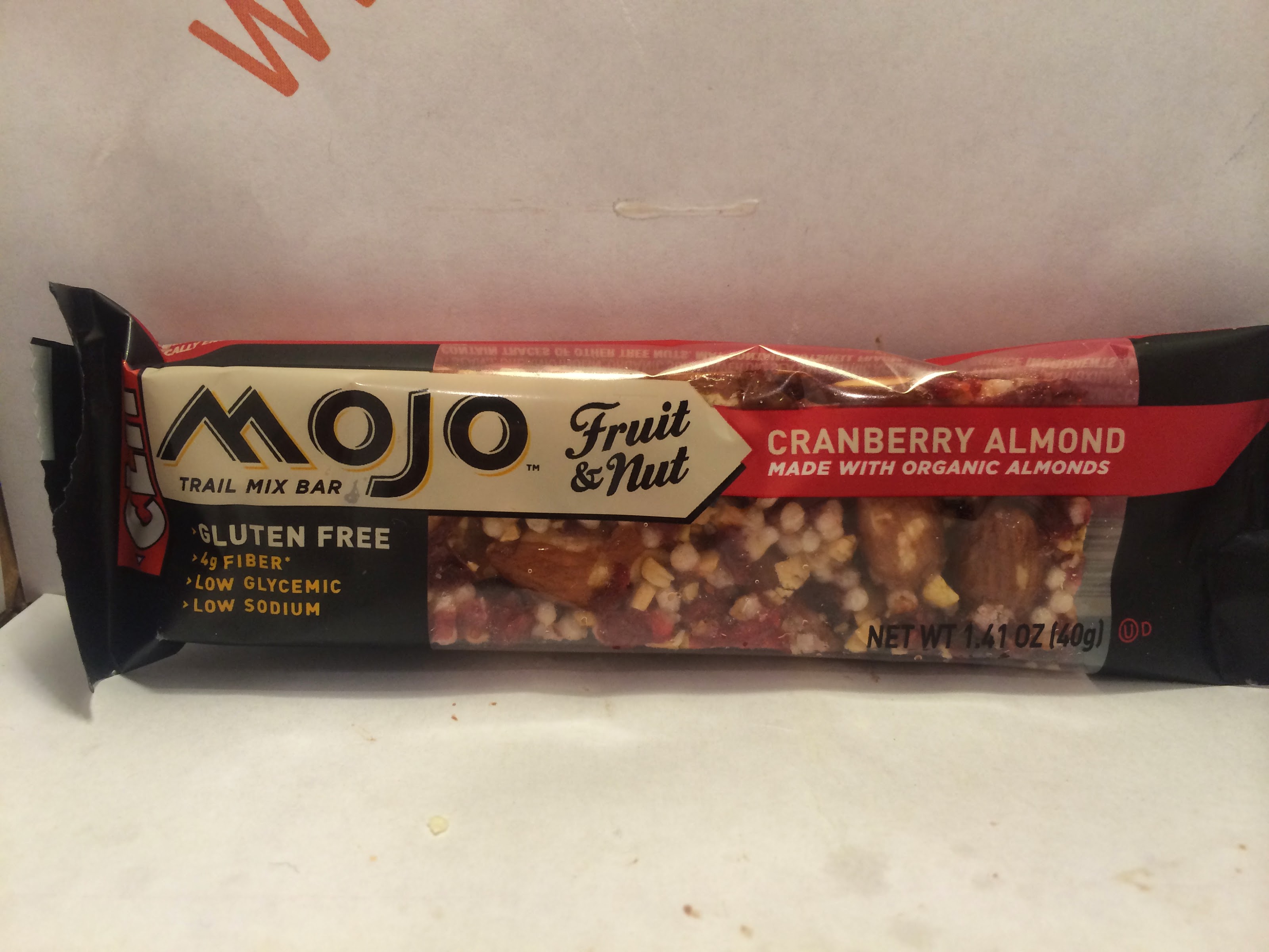 Crazy Food Dude Review CLIF Mojo Cranberry Almond Fruit & Nut Trail