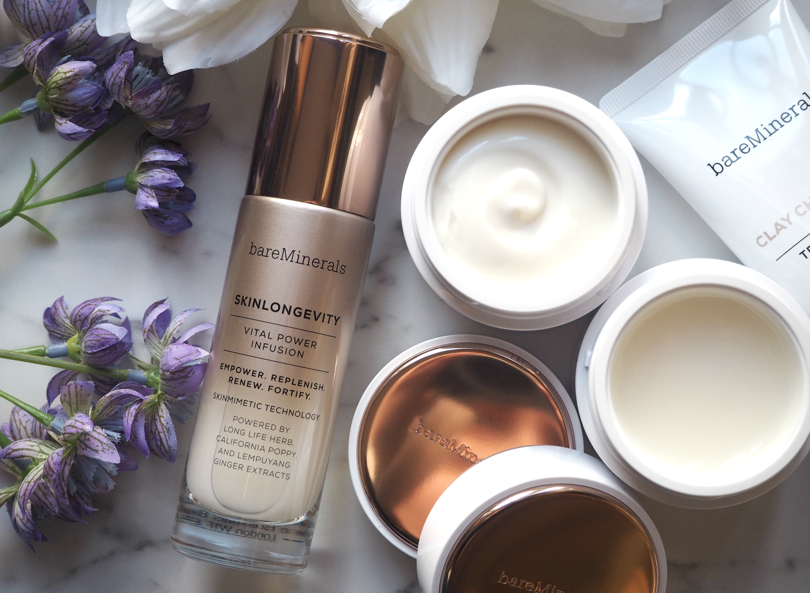 Age Perfecting Skincare Made With The 'Herb Of Life': BareMinerals NEW Skin Longevity