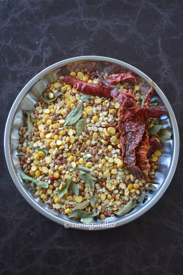 Veggie Platter Horse Gram Flax Seeds Idli Podi