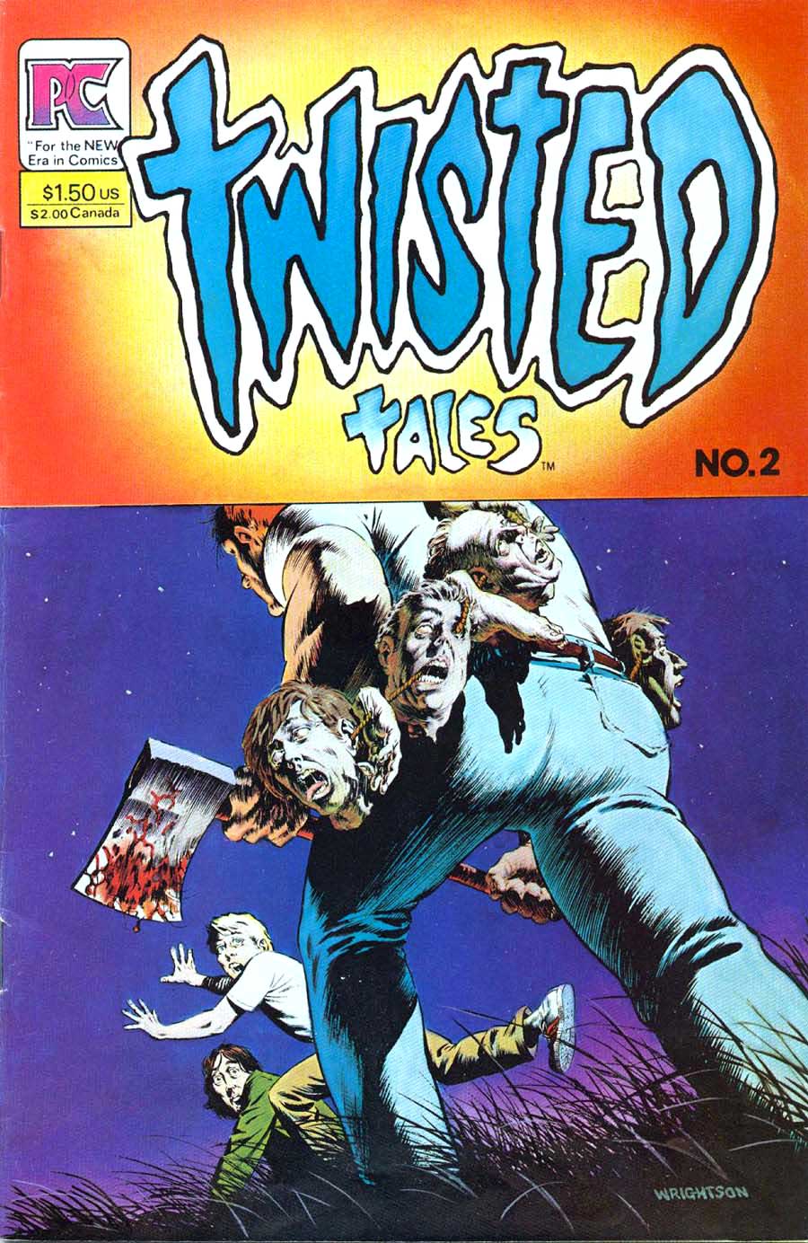 Twisted Tales v1 #2 - Bernie Wrightson 1980s horror comic book cover art