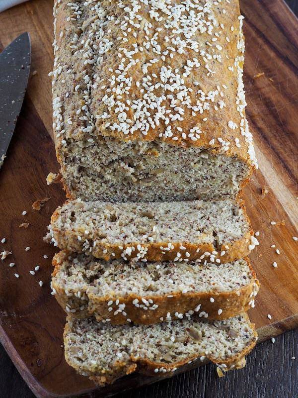 LOW CARB BREAD RECIPE KETO SEEDED BREAD Sahara's Cooking
