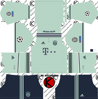 FC Bayern Munich 2018/19 UCL Kit - Dream League Soccer Kits