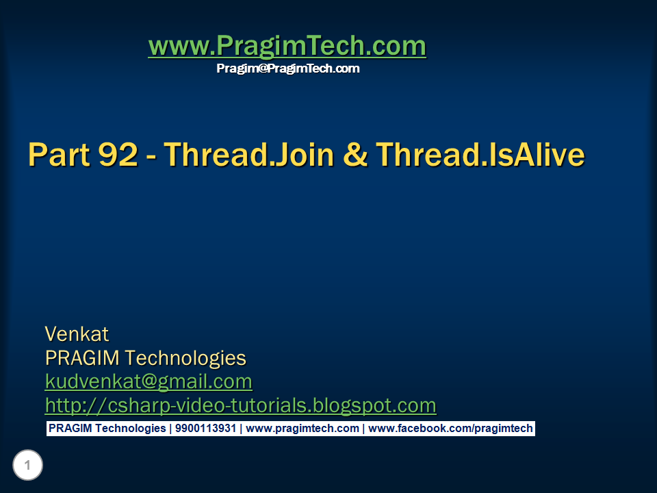 Sql server, and c video tutorial Part 92 Significance of