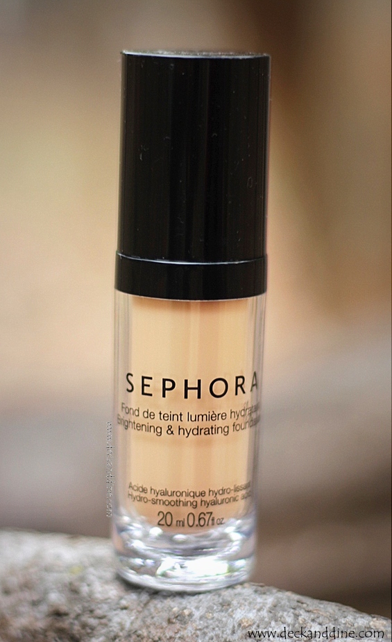 REVIEW SEPHORA Brightening & Hydrating Foundation Deck and Dine