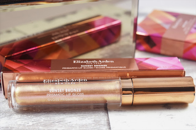 Elizabeth Arden Sunset Bronze Prismatic Lip Gloss in Sunset Kiss