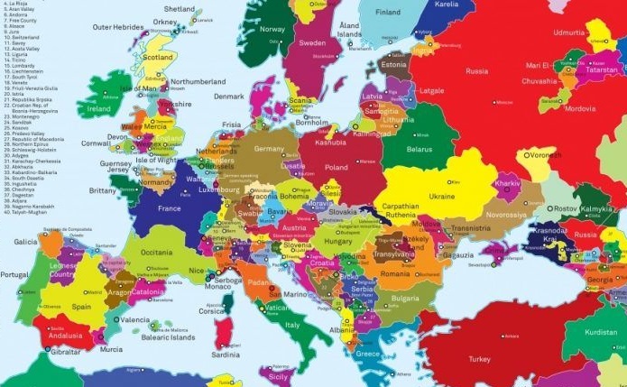 evropa bavaria ortelius map
