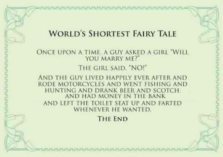 World's Shortest Fairy Tale