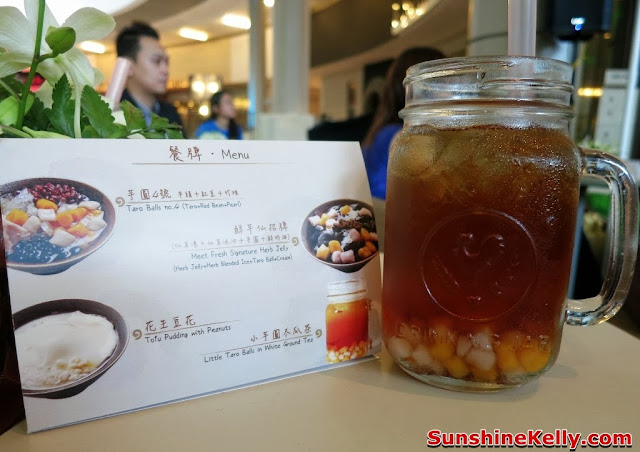 Meet fresh, dessert, drink, cooling drink, Winter Melon Tea with Mini Taro Balls,