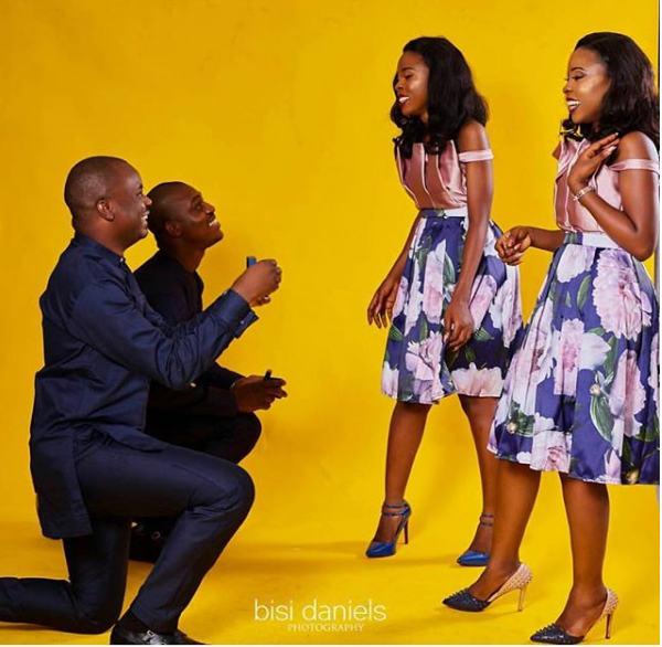 Cute prewedding photos of Nigerian twins Miss Petite Nigeria Blog