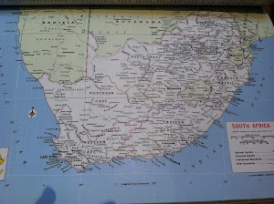 Map of South Africa in the 19th Century