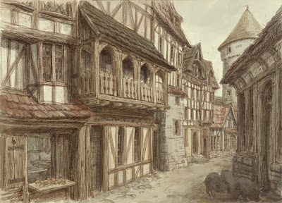 Medieval town 4 by Hetman80