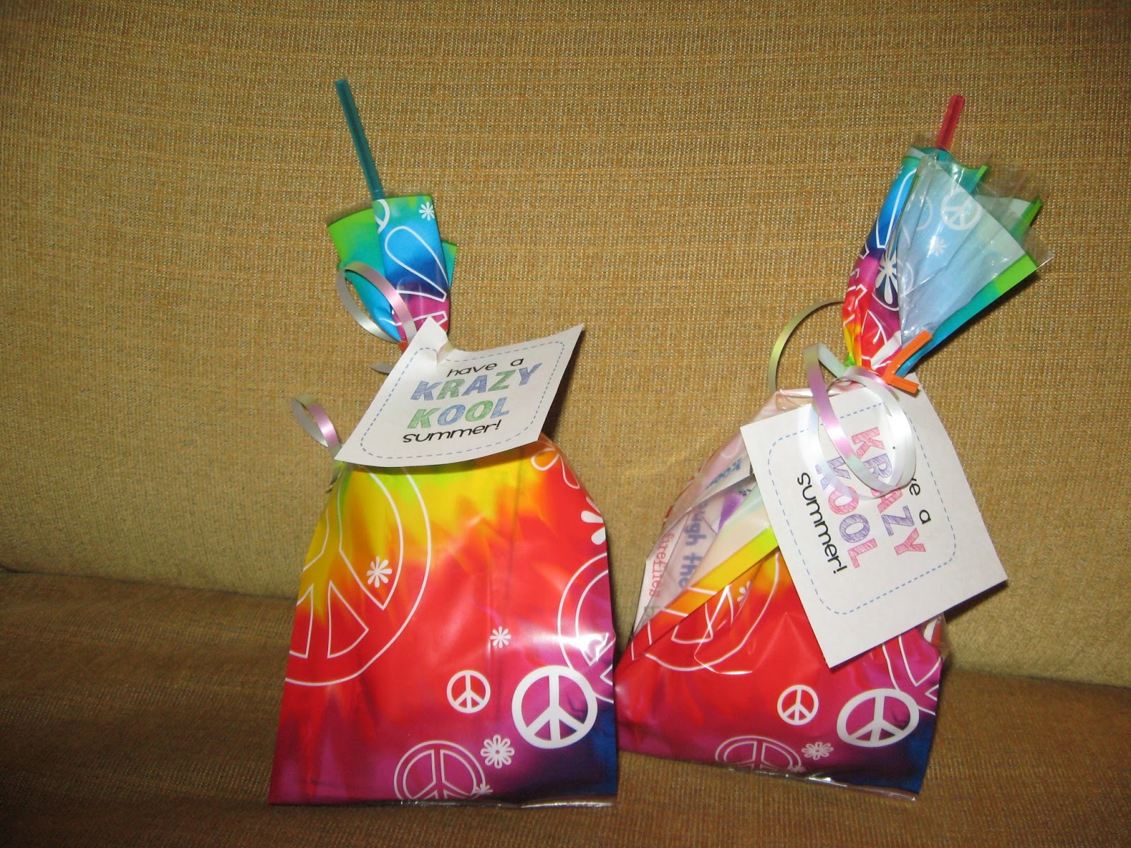 Loving Life in all My Roles: Student Gift Bags (for the end of the year party)