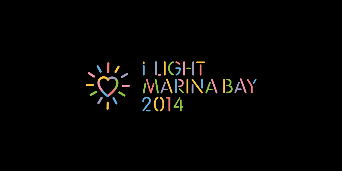 Marina Bay Lights up :  iLights 2014