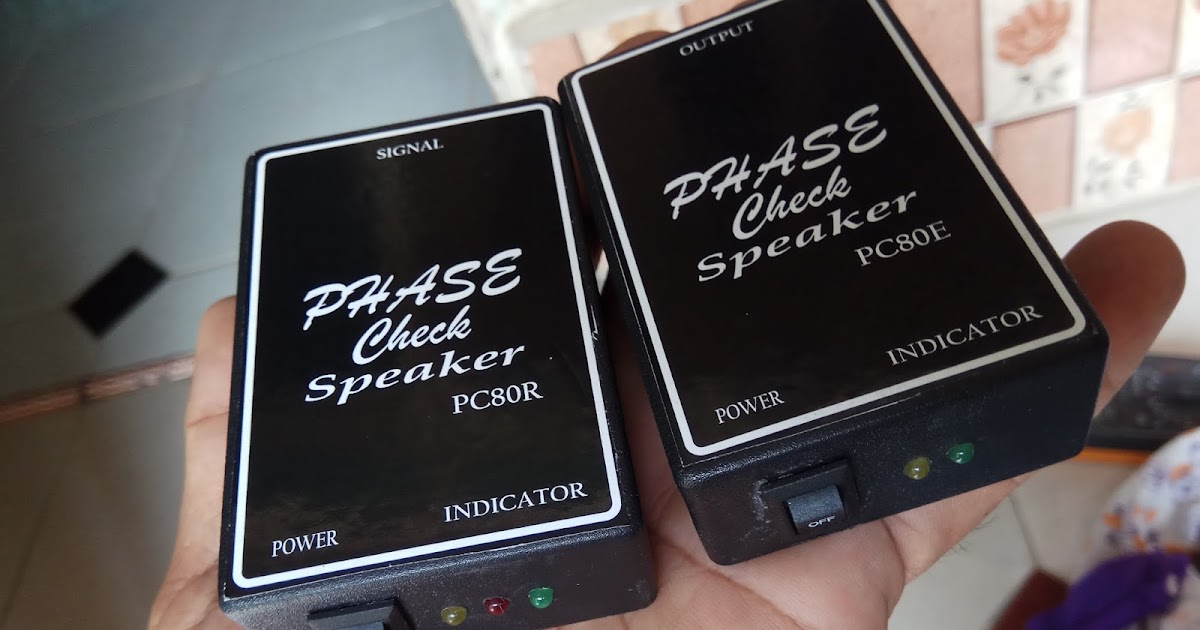 phase checker speaker