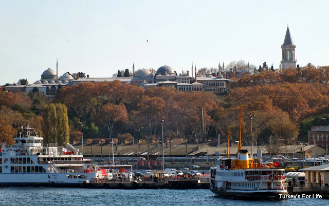 Topkapı Palace From Galata Bridge, Istanbul