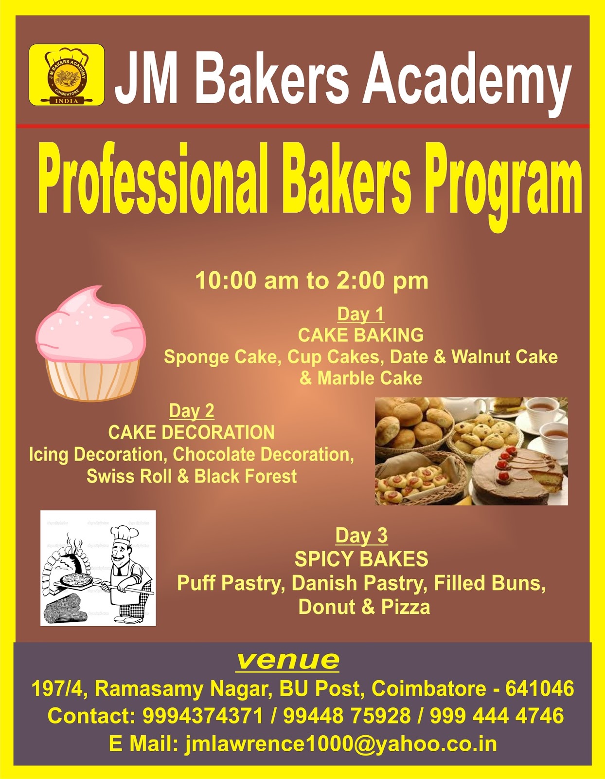JM Baking Courses