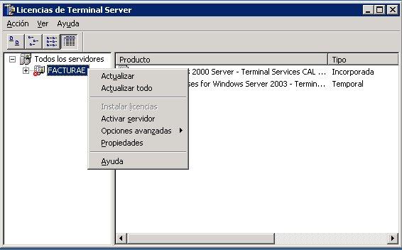 Crack Activar Licencias De Terminal Server 2003