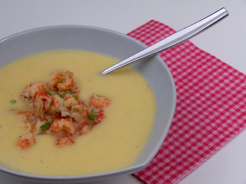 Lecker Bentos und mehr: Suppe aus gelben Rüben mit Flusskrebsen