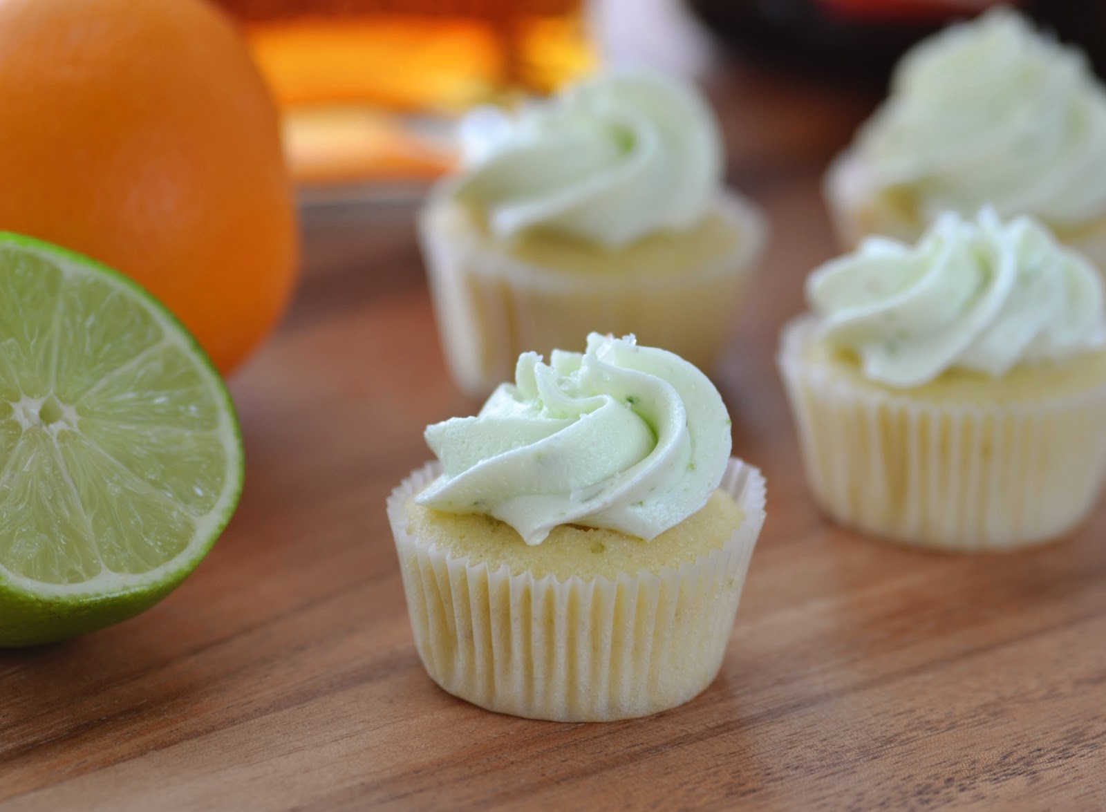Margarita Mini Cupcakes Building Buttercream