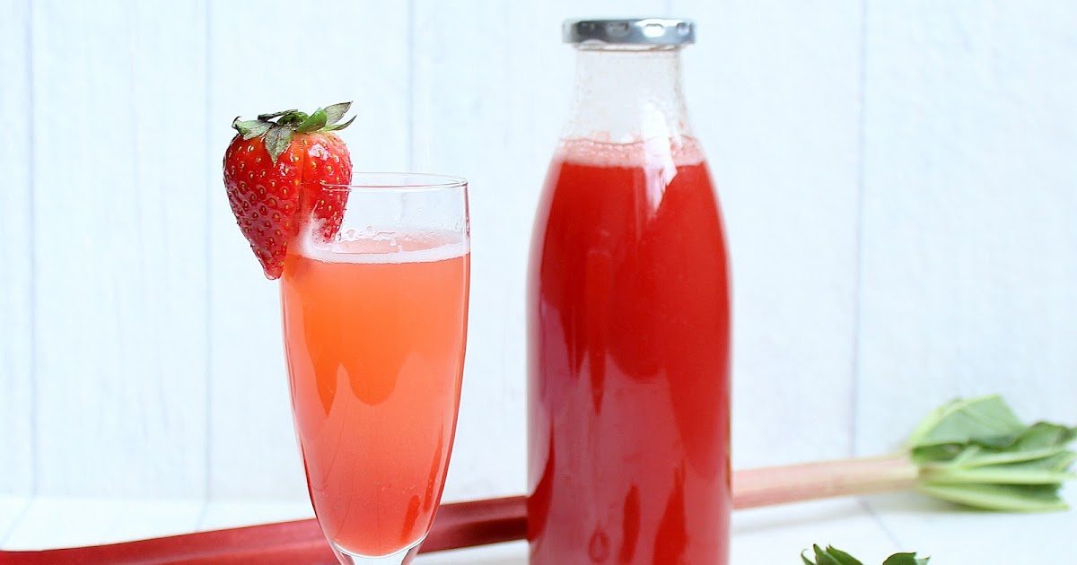 Rezepte mit Herz: Erdbeer - Rhabarber - Sirup