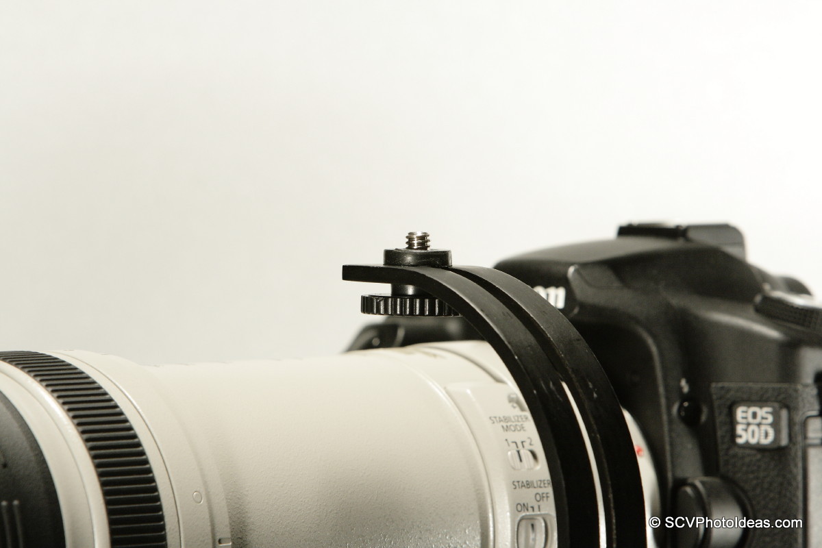 S.C.V. Photography Ideas Create an Economy Telephoto Flash Bracket