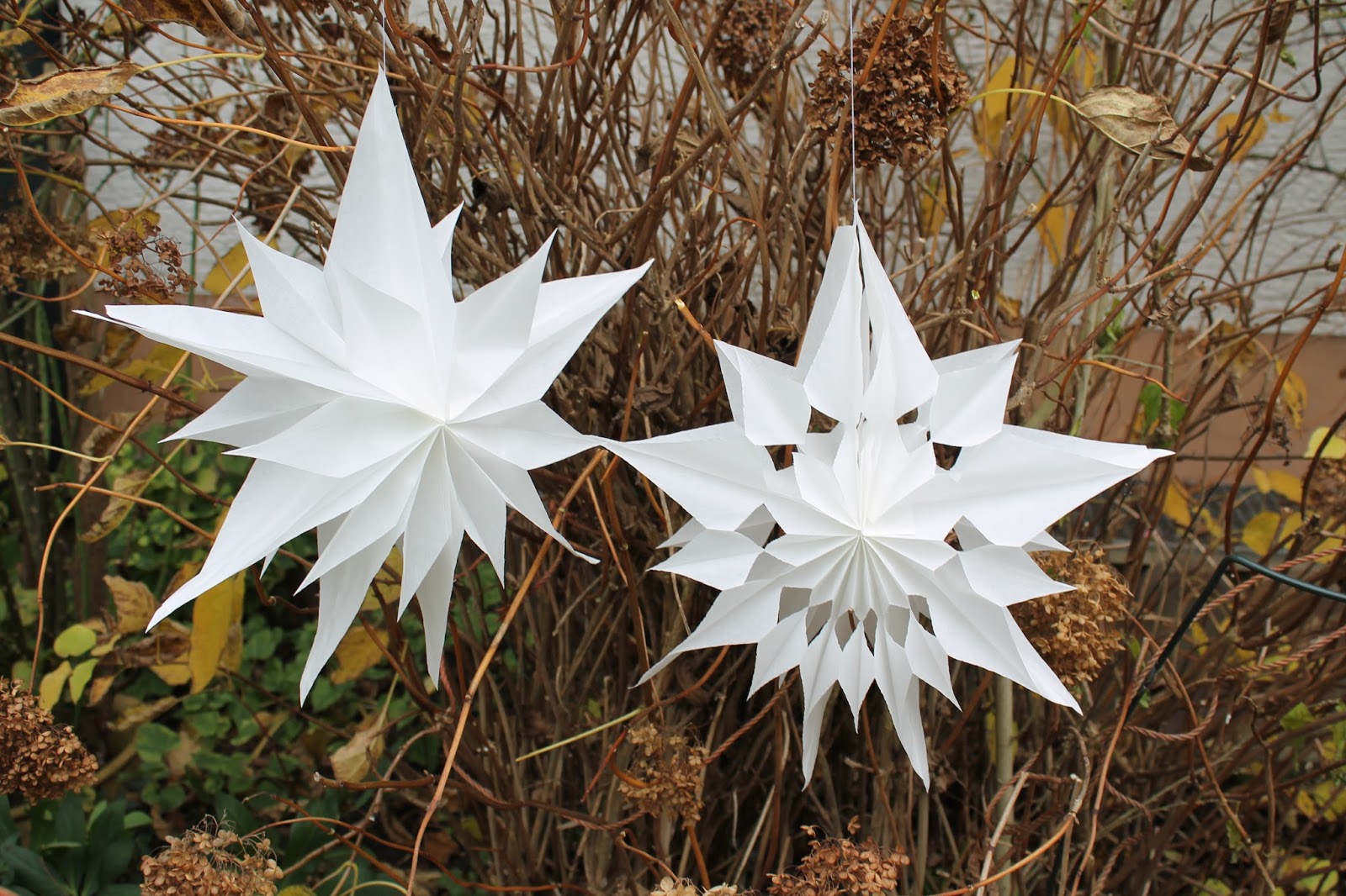 Lavendelträumerei: Weihnachtssterne basteln mit Anleitung