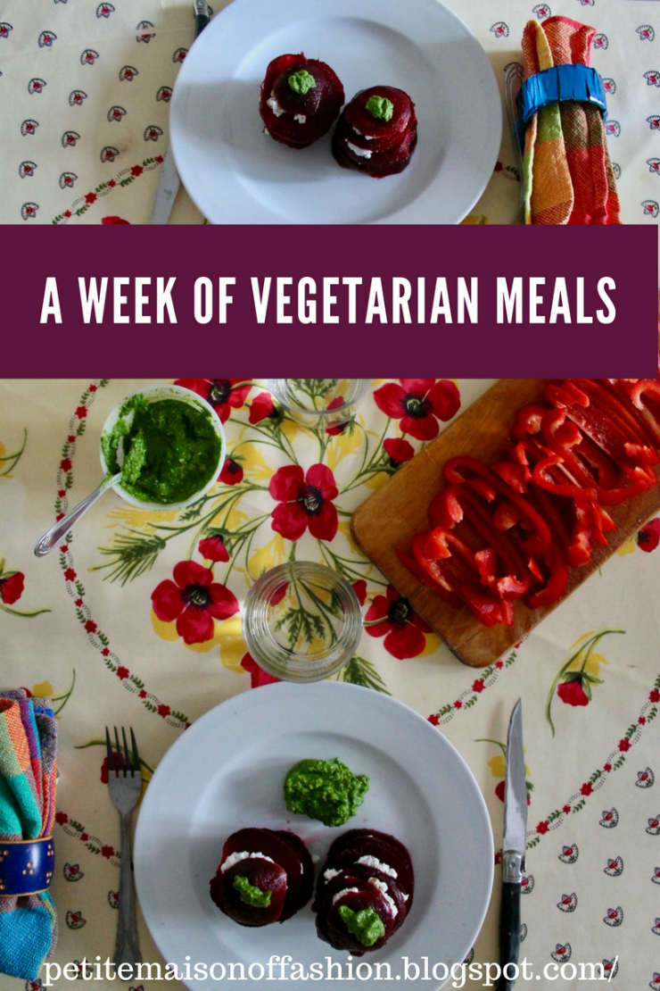A Week of Vegetarian Meals