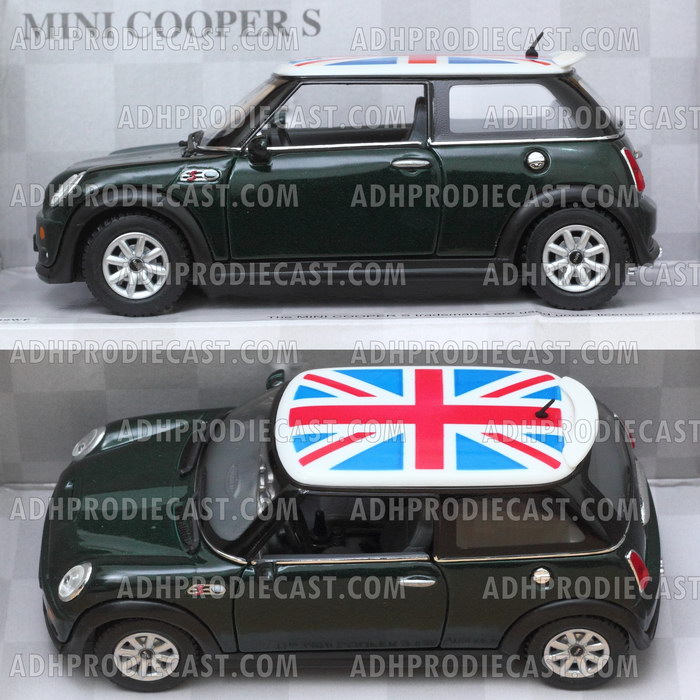 Miniatur Mobil Mini Cooper S England Flag Miniatur Mobil Mini Cooper S England Flag