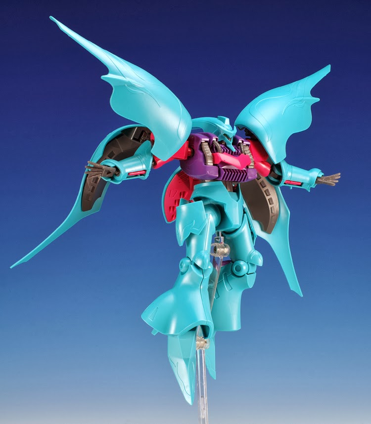 GUNDAM GUY HG 1/144 Qubeley Papillon Review by Schizophonic9